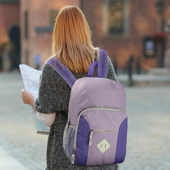 Summit Ridge.Purple Kids Backpack - Picture 3 of 3